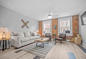 Western-Themed 2-Bedroom Hideout for All Outlaws! has Balcony rooms