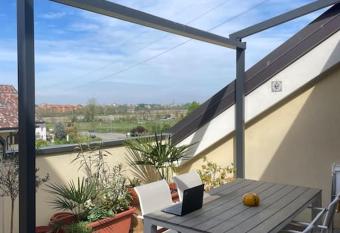 Flat with terrace close to Forum and Milanofiori Metro has Balcony rooms