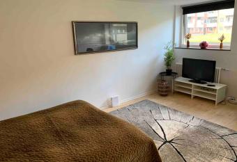 Mysig & lugn l  genhet centralt allows 18 year olds to book a room