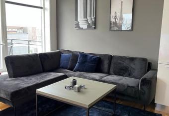 Cozy apartment in modern building with garage and balcony has Balcony rooms