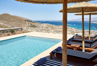 Platinum Paros Villa - 2 Bedrooms - Villa Turquoise - Sea View & Private Pool - Naoussa has Balcony rooms