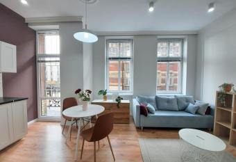 Bytom Moniuszki Studio 3 with balcony & sofa bed has Balcony rooms