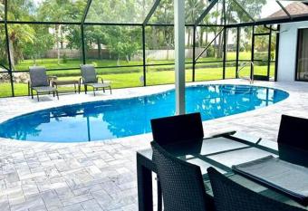 Luxurious pool home in Palm Beach County, Florida has Balcony rooms