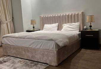 full luxury one bed apartment with maid room penta square has Smoking rooms