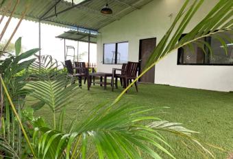 A lovely farm cottage has rooms with a private hot tub