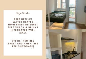 Studio Bekasi Netflix Flexi Transpark View has Balcony rooms