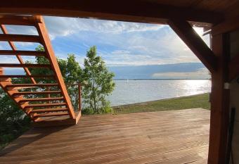 Retro house in nature has Balcony rooms