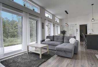 Chalet L'H  risson (Modern, Spa, BBQ, waterfront) allows 18 year olds to book a room