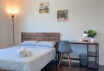 Room D: shared bathroom, double room with separate checkroom has Balcony rooms