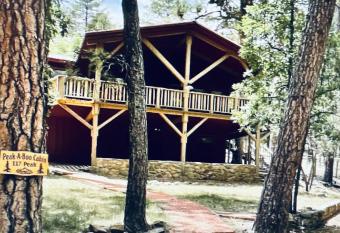 Charming Peak-A-Boo Cabin has Balcony rooms