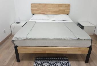 Chambre privative avec 1 lit double et ventilateur portable chez Darange has Balcony rooms