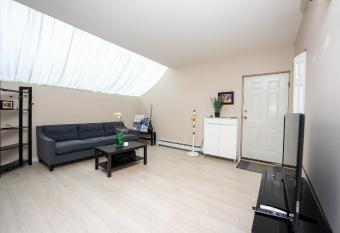 private & quite 2 bedroom 1 bath suite has rooms with a private hot tub