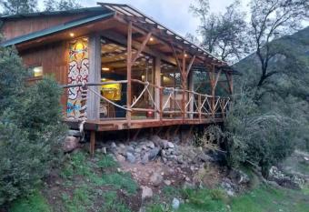 Arte Vitral Lodge - 4camas- aislada- terrazas -vista - piscina-sauna has Balcony rooms