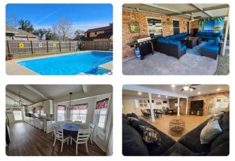 Cajun Oasis 6 BR retreat w/ pool allows 18 year olds to book a room