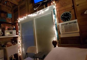 Springhill Apartment Like a Tiny Cabin in the Woods with Lots of Extras has Balcony rooms