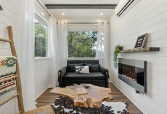 The Lonely Bull Luxury Container Home on 5 Acres has Balcony rooms