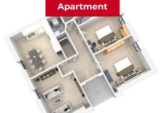 Ger  umige Wohnung N  he Autobahn A2 has Balcony rooms