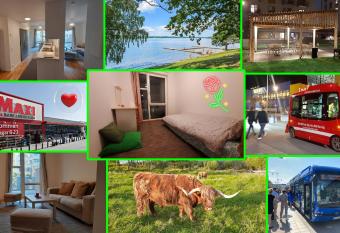 Stockholm Private Rooms in Shared Lovely, Amazing, Modern Apartment +Garden +BBQ has Balcony rooms