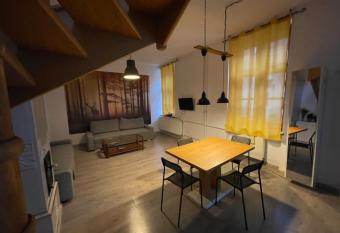 120 m2 apartment in the centre of the old town has rooms with a private hot tub