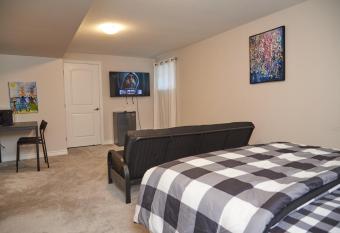 Fully Furnished Basement Unit with Private Entrance and Full Bathroom allows 18 year olds to book a room