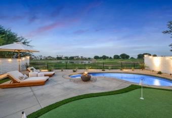 Relaxation and Recreation at LAQUINTA SUNRISE Lux Desert Oasis Pool Home 18th Hole of Stadium Course allows 18 year olds to book a room