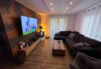 Wohnung in Kressbronn am Bodensee has rooms with a private hot tub