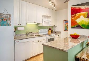 1BR Condo at Oceanfront Resort Kapaa Shore has Balcony rooms