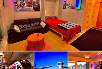 To LuxStudio HYMNI From Helsinki Airport 6 min, to City 27min, FreeParking in Kivist   has Balcony rooms