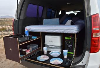 FurgoCamper Van H1 has Balcony rooms