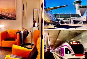 To LuxStudio MINERVAsuite From Helsinki Airport 6 min, to City 27min, FreeParking in Kivist  in Kivist   has Balcony rooms