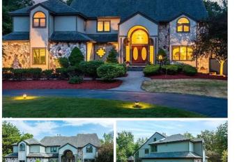 Luxury Mansion Rentals in Niskayuna, NY (USA) has rooms with a private hot tub