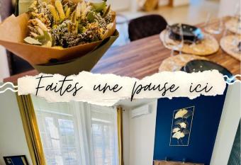 Chaleureux T2 proche gare has Balcony rooms