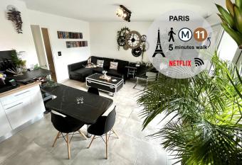 Paris I 77m Cosy I Proche m  tro 11 has Balcony rooms