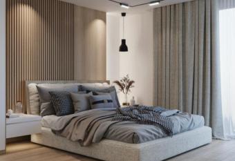 Hotel apartment at Mountain View I city compound has Balcony rooms