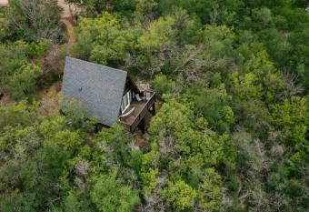 The Maverick: A-Frame w/ Hammock and Tree Top View has Balcony rooms