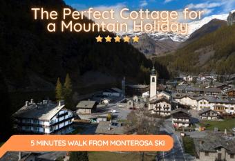 5 Minuti da Monterosa Ski, Piccolo Cottage has Balcony rooms