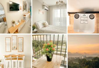 Your Chillzone - Seaview Studio With Pool and Karaoke Near Mactan Cebu Airport has Balcony rooms