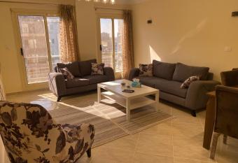 Cozy 2 BR in New Cairo City - Gated Compound has rooms with a private hot tub