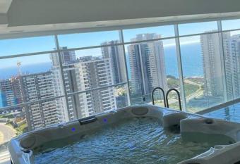 Hermoso Depto nuevo, Re  aca ConCon vista al mar has rooms with a private hot tub
