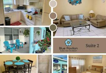 SUITE 2B, Blue Pavilion - Private Executive Bedroom in Shared Suite - Beach, Airport Taxi, Concierge, Island Retro Chic allows 18 year olds to book a room