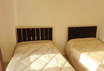 3 bed rooms and 2 toilets apartment in Madinty has rooms with a private hot tub