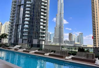 Burj Khalifa view - Modern 1BDR apartment has Balcony rooms