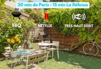 Jardin Marceau - Proche Paris & La Defense has Balcony rooms