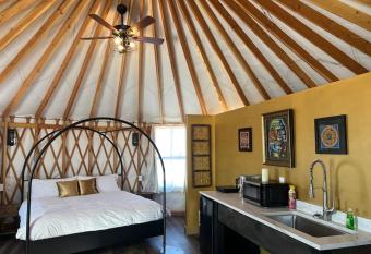 The Lotus Yurt at Nomad Yurts, Lake Powell has Balcony rooms