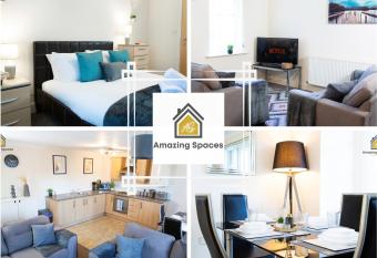 Spacious 2Bedroom 2Bathroom Flat in Warrington by Amazing Spaces Relocations Ltd. allows 18 year olds to book a room