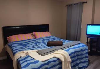 Waterloo Master bedroom with attached bathroom allows 18 year olds to book a room