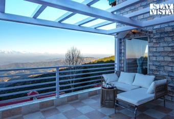 Alpine Haven with Viewing Deck at Mukteshwar Nainital by StayVista has Balcony rooms