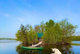 Log Cabin at Naughty Dog Private Island has Balcony rooms