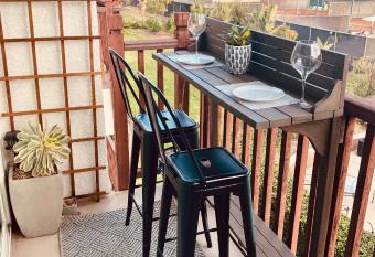 Private Balcony Overlooking Pool - Gated Parking allows 18 year olds to book a room