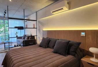 Luxury Loft en Buenos AIres-Modern Design con SPA has rooms with a private hot tub